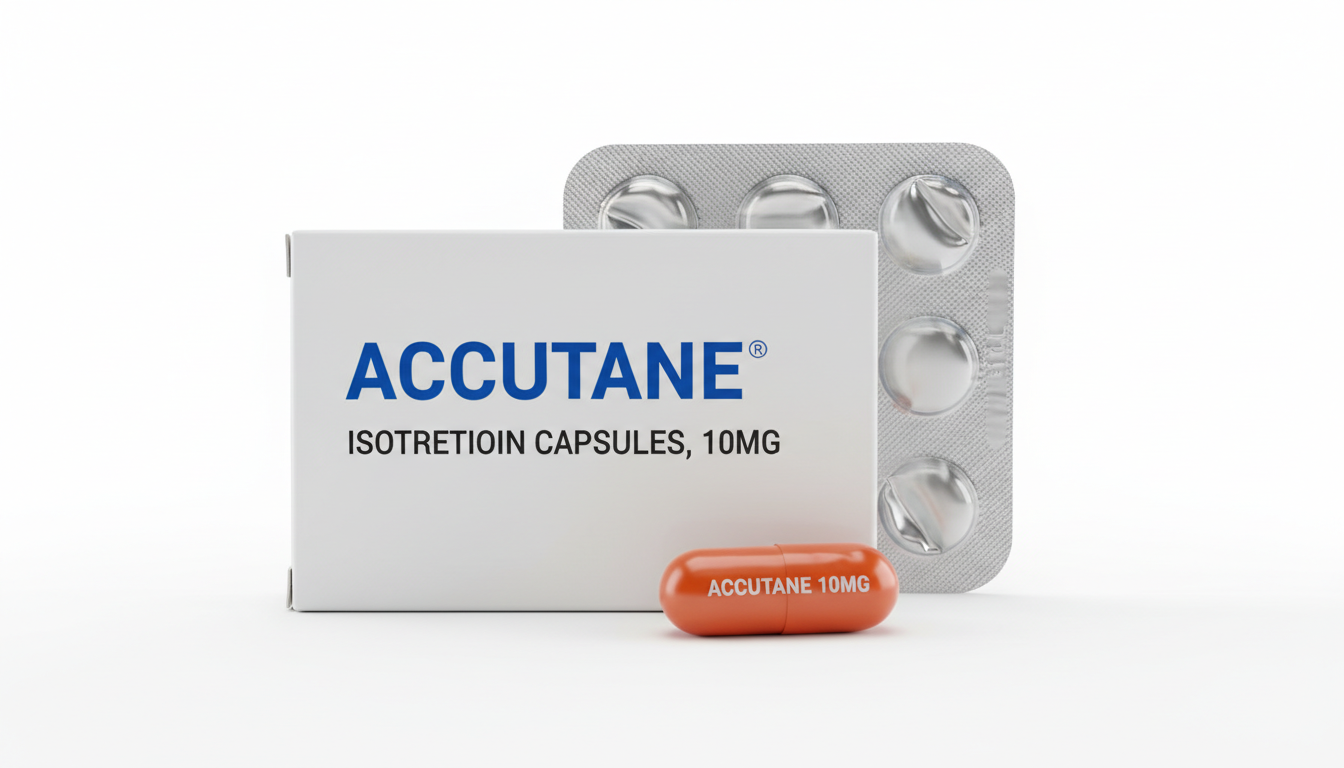 Photo showing the improvement in cystic acne over a treatment course — before, during, and after treatment comparison
