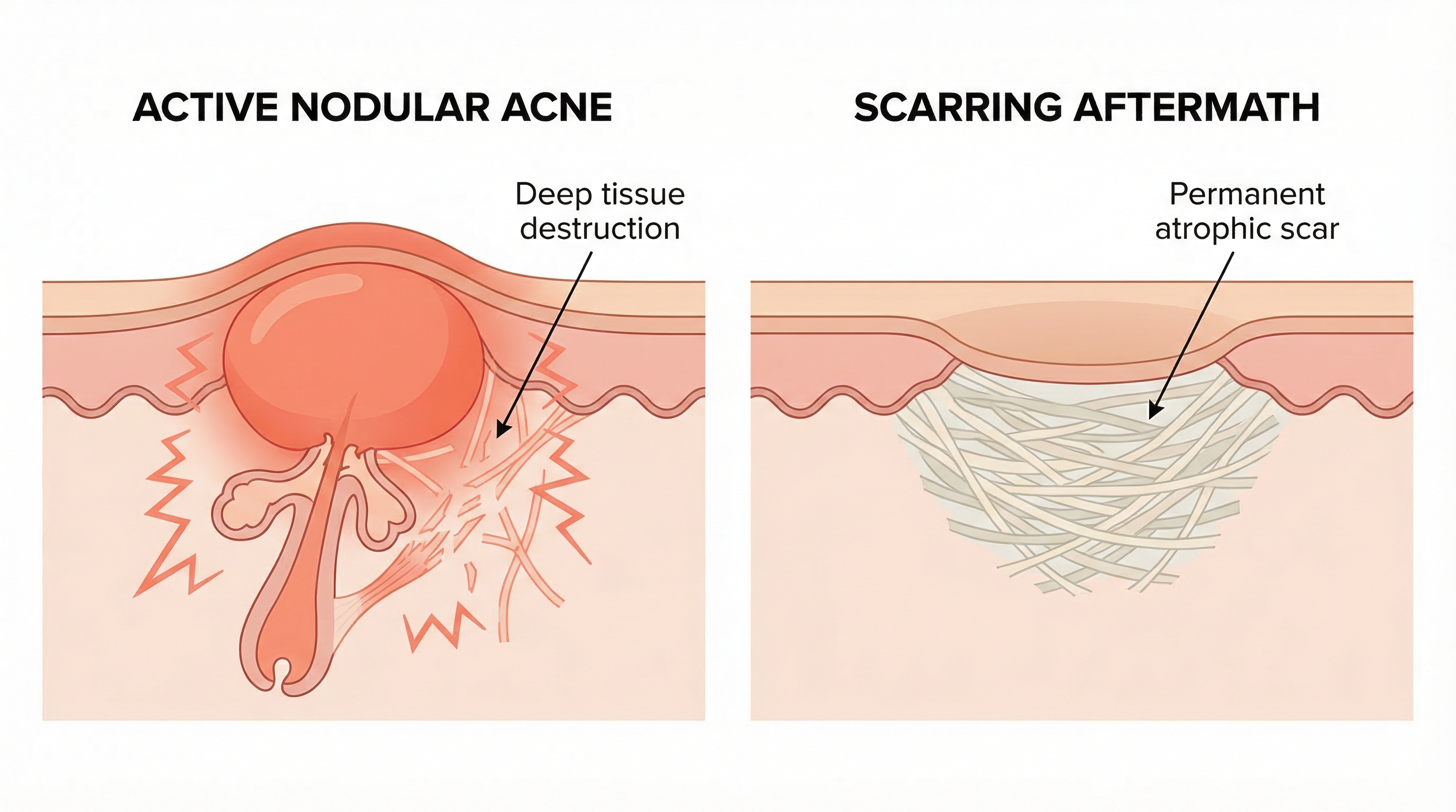Teenager applying gentle skincare as part of a nodular acne management routine