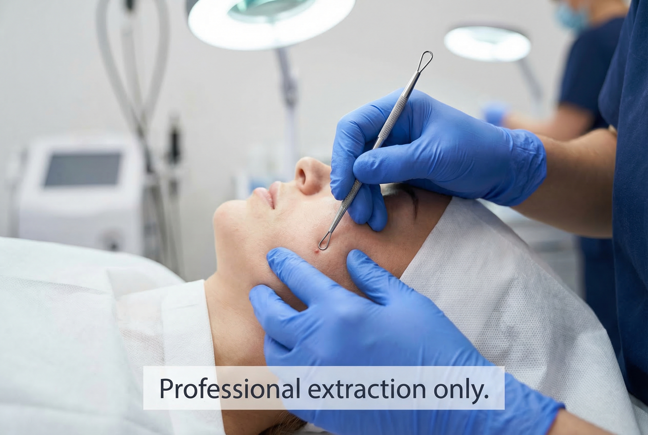 Illustration showing daily habits that help prevent pustules — gentle cleansing, retinoid use, clean pillowcases, and avoiding touching the face