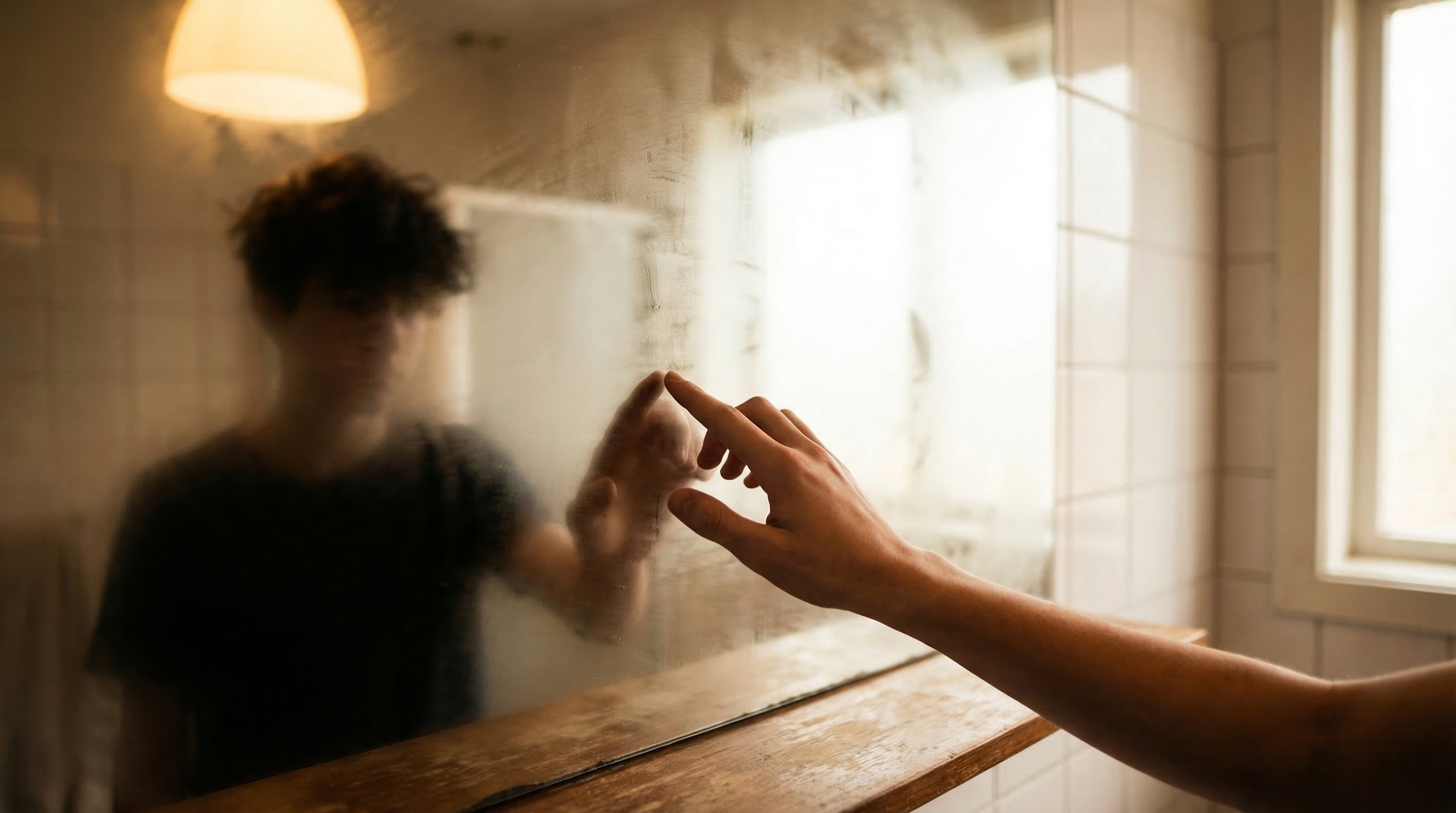 Infographic showing research statistics on acne's psychological impact on teenagers